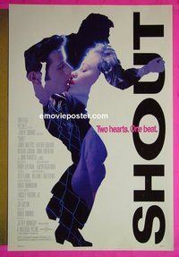 I012 SHOUT double-sided one-sheet movie poster '91 Heather Graham, rock