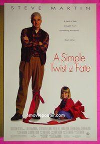 I024 SIMPLE TWIST OF FATE double-sided one-sheet movie poster '94 Steve Martin