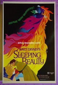 I028 SLEEPING BEAUTY one-sheet movie poster R79 Disney