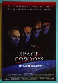 I046 SPACE COWBOYS double-sided one-sheet movie poster '00 Clint Eastwood