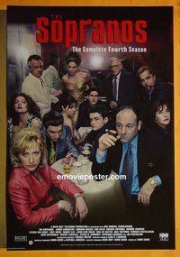 I043 SOPRANOS video one-sheet movie poster '99 Gandolfini, Bracco