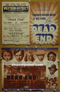 J066 DEAD END Australian herald '37 Bogart classic