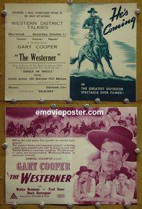 J217 WESTERNER Australian herald '40 Gary Cooper