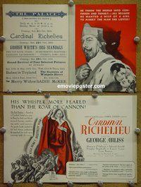 J041 CARDINAL RICHELIEU herald '35 George Arliss