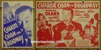 J045 CHARLIE CHAN ON BROADWAY herald '37 Oland