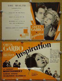 J110 INSPIRATION herald '31 Greta Garbo