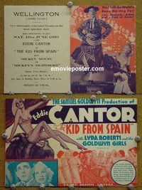 J118 KID FROM SPAIN herald '32 Eddie Cantor