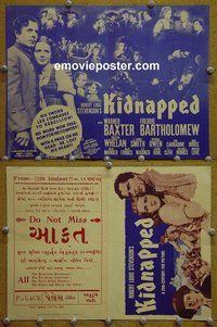 J119 KIDNAPPED herald '38 Warner Baxter