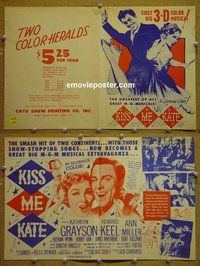 J121 KISS ME KATE herald '53 Grayson, Keel