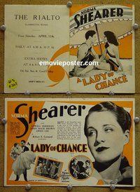 J122 LADY OF CHANCE herald '28 Norma Shearer