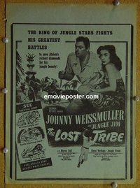 J231 LOST TRIBE local theater WC '49 Johnny Weissmuller