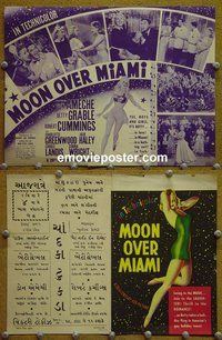 J146 MOON OVER MIAMI herald '41 Ameche, Grable