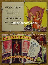 J213 VAGABOND KING herald '30 Jeanette MacDonald