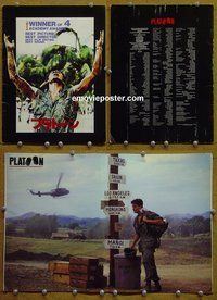 J298 PLATOON Japanese program '86 Oliver Stone, Sheen