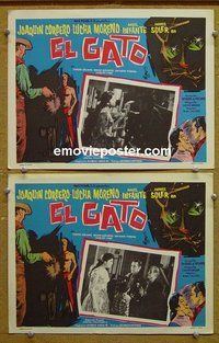 J337 CAT 2 Mexican lobby cards '61 Joaquin Cordero