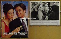 J459 FOR LOVE OR MONEY presskit '93 M.J. Fox