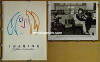 J471 IMAGINE presskit '88 John Lennon artwork!