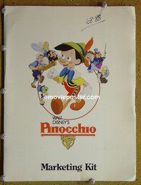 J512 PINOCCHIO presskit R82 Walt Disney classic