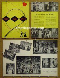 J293 KISS ME KATE program book '58 Drake, Morison