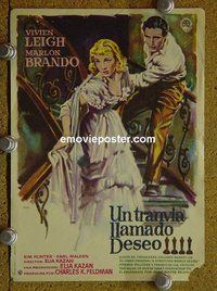 J193 STREETCAR NAMED DESIRE Spanish herald '51 Brando