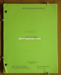 J247 FAMILY television script 7/16/76 Meredith Baxter