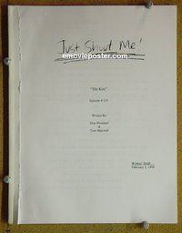 J252 JUST SHOOT ME TV script '98 George Segal, Giacomo