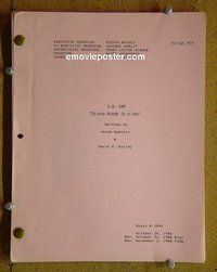 J253 LA LAW television script86 Harry Hamlin, Susan Dey