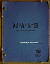 J261 MASH TV script 11/19/82 Alan Alda, Wayne Rogers