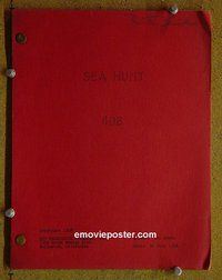 J272 SEA HUNT television script '58 Lloyd Bridges