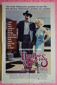 P875 HUGHES & HARLOW: ANGELS IN HELL one-sheet movie poster '77