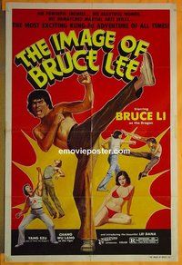 P887 IMAGE OF BRUCE LEE one-sheet movie poster '78 Bruce Li, Yang Szu