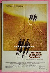 P905 INVASION OF THE BODY SNATCHERS advance one-sheet movie poster '78
