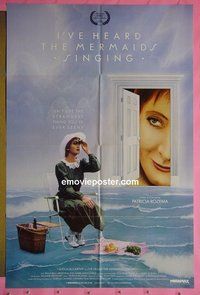 P918 I'VE HEARD THE MERMAIDS SINGING one-sheet movie poster '87 Rozema