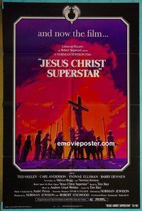 P932 JESUS CHRIST SUPERSTAR one-sheet movie poster '73 Andrew Lloyd Webber