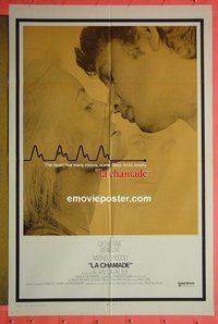 P987 LA CHAMADE one-sheet movie poster '69 Catherine Deneuve