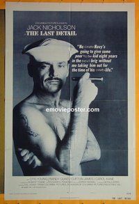Q006 LAST DETAIL one-sheet movie poster '73 Jack Nicholson, Quaid