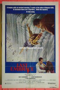 Q007 LAST EMBRACE style B one-sheet movie poster '79 Roy Scheider, Margolin