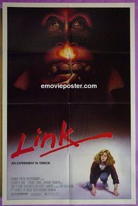 Q047 LINK one-sheet movie poster '86 Elisabeth Shue, T. Stamp