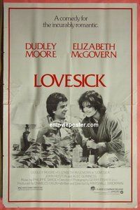 Q081 LOVESICK one-sheet movie poster '83 Moore, McGovern