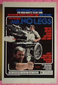 Q199 MR. NO LEGS one-sheet movie poster '81 Richard Jaeckel,wild image!