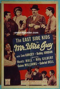 Q198 MR WISE GUY one-sheet movie poster R49 East Side Kids