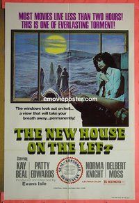 P337 CARNAGE one-sheet movie poster '71 Mario Bava, House on the Left