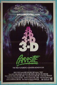 Q328 PARASITE one-sheet movie poster '82 3D, Demi Moore