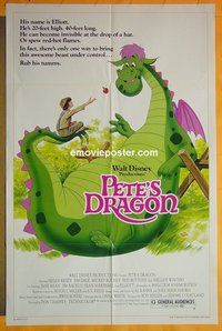 Q348 PETE'S DRAGON one-sheet movie poster R84 Walt Disney, Rooney