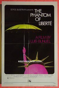 Q349 PHANTOM OF LIBERTY one-sheet movie poster '74 Luis Bunuel