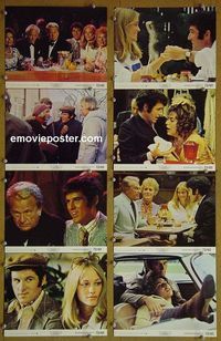 V383 HEARTBREAK KID 8 color 8x10 mini lobby cards '72 Grodin