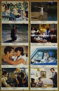 V435 INDEPENDENCE DAY 8 color 8x10 mini lobby cards '82 Qinlan