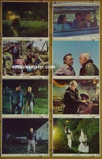 V471 KLANSMAN 8 color 8x10 mini lobby cards '74 Marvin, Burton