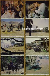 V486 LAWMAN 8 color 8x10 mini lobby cards '71 Lancaster, Ryan