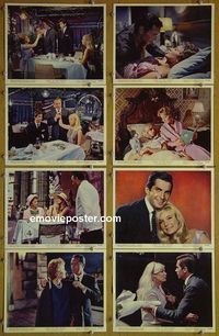 V496 LIGHT IN THE PIAZZA 8 English color 8x10 mini lobby cards '61